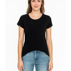 San Francisco City Lights Black Itty Bitty Fitted Tee T-Shirt Size XS NEW